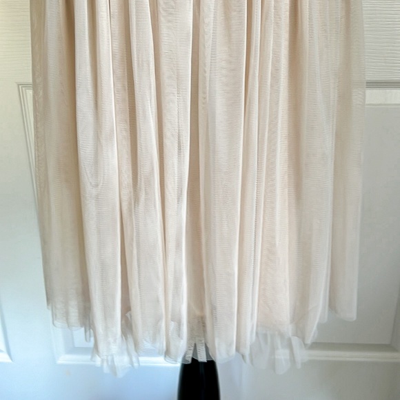 Forever 21 Plus Blush Lace and Tulle Sleeveless Party Dress Juniors Plus Sz 1X - Picture 9 of 16